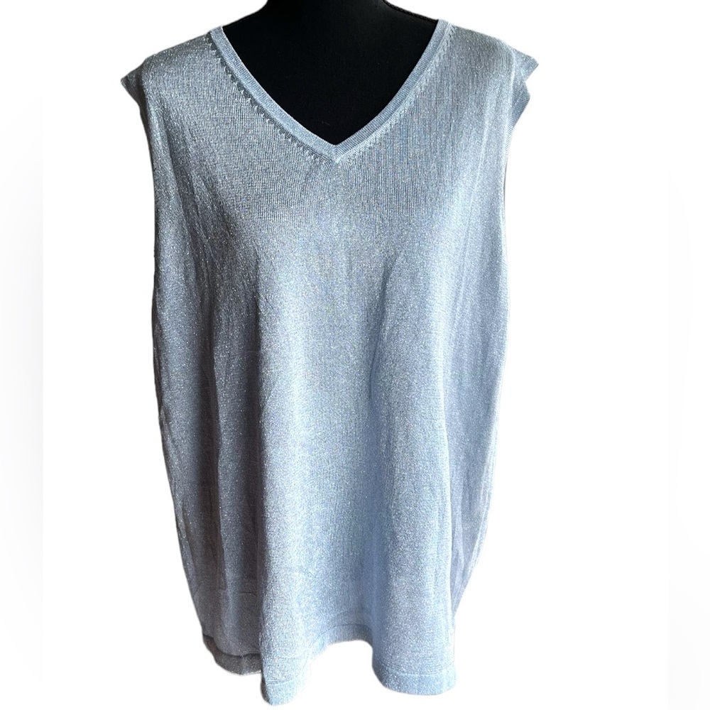 Jones New York sleeveless sparkle top size3x